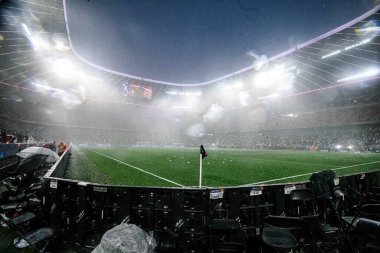 MUNICH, GERMANY - 4 Haziran 2025: Yağmur - UEFA Milletler Ligi 2025 Almanya - Allianz Arena 'da Portekiz' e karşı. 