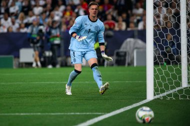 MUNICH, GERMANY - 4 Haziran 2025: Marc-Andre ter Stegen - UEFA Uluslar Ligi 2025 Almanya - Allianz Arena 'da Portekiz' e karşı. 
