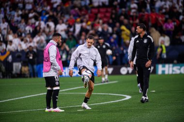 MUNİH, GERMANY - 4 Haziran 2025: Florian Wirtz - UEFA Uluslar Ligi 2025 Almanya - Allianz Arena 'da Portekiz. 