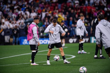 MUNİH, GERMANY - 4 Haziran 2025: Florian Wirtz - UEFA Uluslar Ligi 2025 Almanya - Allianz Arena 'da Portekiz. 