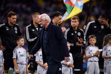 MUNİH, GERMANY - 4 Haziran 2025: Rudi Voller - UEFA Milletler Ligi 2025 Almanya - Allianz Arena 'da Portekiz' e karşı. 