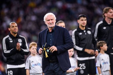 MUNİH, GERMANY - 4 Haziran 2025: Rudi Voller - UEFA Milletler Ligi 2025 Almanya - Allianz Arena 'da Portekiz' e karşı. 