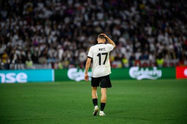 MUNİH, GERMANY - 4 Haziran 2025: Florian Wirtz - UEFA Uluslar Ligi 2025 Almanya - Allianz Arena 'da Portekiz. 