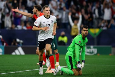 MUNİH, GERMANY - 4 Haziran 2025: Florian Wirtz - UEFA Uluslar Ligi 2025 Almanya - Allianz Arena 'da Portekiz. 