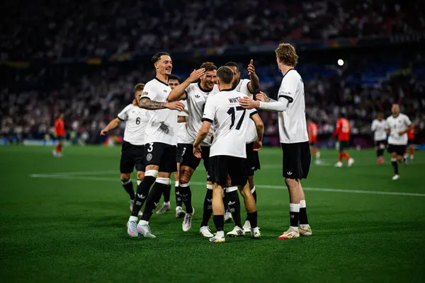 MUNİH, GERMANY - 1 HAZİRAN, 2021: Florian Wirtz, Gol, Gemany milli takımı - UEFA Milletler Ligi 2025 Almanya - Allianz Arena 'da Portekiz' e karşı. 