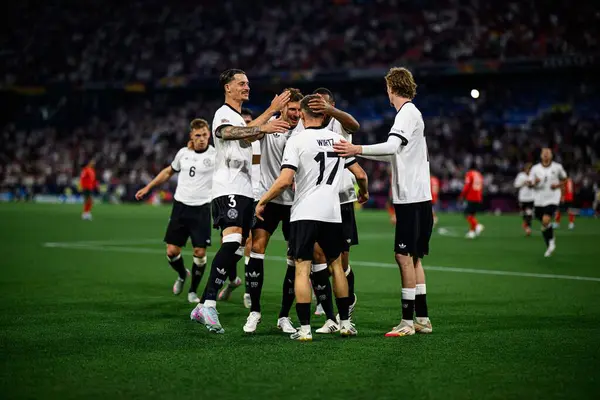 MUNİH, GERMANY - 1 HAZİRAN, 2021: Florian Wirtz, Gol, Gemany milli takımı - UEFA Milletler Ligi 2025 Almanya - Allianz Arena 'da Portekiz' e karşı. 