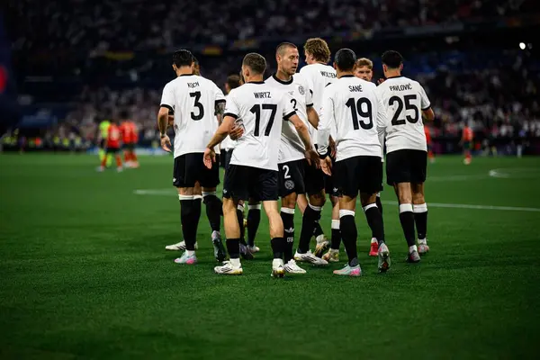 MUNİH, GERMANY - 1 HAZİRAN, 2021: Florian Wirtz, Gol, Gemany milli takımı - UEFA Milletler Ligi 2025 Almanya - Allianz Arena 'da Portekiz' e karşı. 