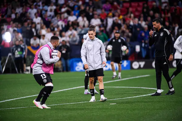 MUNİH, GERMANY - 4 Haziran 2025: Florian Wirtz - UEFA Uluslar Ligi 2025 Almanya - Allianz Arena 'da Portekiz. 