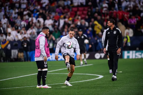MUNİH, GERMANY - 4 Haziran 2025: Florian Wirtz - UEFA Uluslar Ligi 2025 Almanya - Allianz Arena 'da Portekiz. 