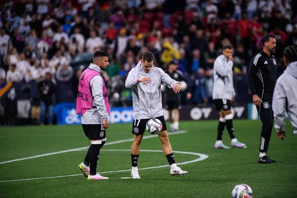 MUNİH, GERMANY - 4 Haziran 2025: Florian Wirtz - UEFA Uluslar Ligi 2025 Almanya - Allianz Arena 'da Portekiz. 