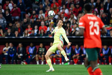 MUNICH, GERMANY - 8 HAZİRAN 2025 UEFA Uluslar Ligi 2025 Portekiz 'e karşı Allianz Arena' da oynanan final maçı.