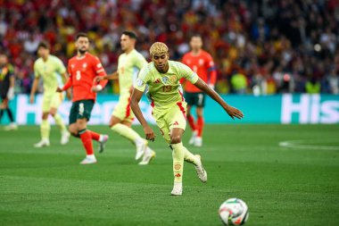 MUNICH, GERMANY - 8 HAZİRAN 2025 UEFA Uluslar Ligi 2025 Portekiz 'e karşı Allianz Arena' da oynanan final maçı.