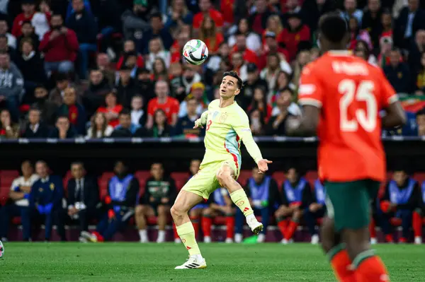 MUNICH, GERMANY - 8 HAZİRAN 2025 UEFA Uluslar Ligi 2025 Portekiz 'e karşı Allianz Arena' da oynanan final maçı.