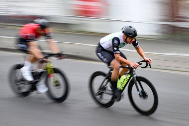Kolonya, Almanya - 9 Haziran 2025 Köln klasiği. Almanya Şampiyonası ve Avrupa Kupası 2025 Bisiklet Yarışması