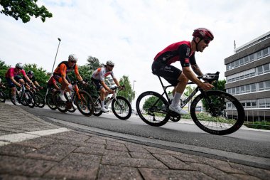 Kolonya, Almanya - 9 Haziran 2025 Köln klasiği. Almanya Şampiyonası ve Avrupa Kupası 2025 Bisiklet Yarışması