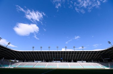 LJUBLJANA, SLOVENIA - 10 Temmuz 2025: Stsdium - UEFA Avrupa Ligi FC Shakhtar Donetsk, Stadion Stozice 'de İlves' e karşı.