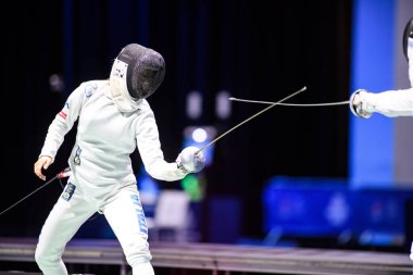 ESSEN, GERMANY - 17 HAZİRAN 2025: Messe 'deki Ren-Ruhr 2025 FISU Dünya Üniversite Oyunları.