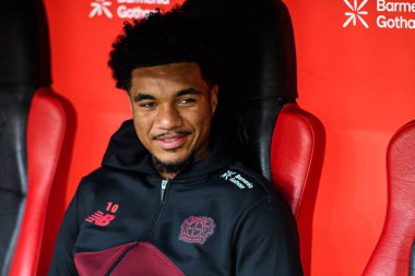 LEVERKUSEN, ALMANY - 5 AĞUSTOS, 2025: Malik Tillman - Bayer 04 Leverkusen Pisa SC 'ye karşı.