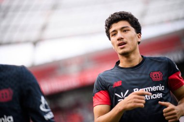 LEVERKUSEN, GERMANY - 5 AĞUSTOS, 2025: İbrahim Maza - Bayer 04 Leverkusen Pisa SC 'ye karşı.