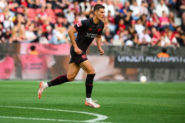 LEVERKUSEN, GERMANY - 5 AĞUSTOS, 2025: Patrik Schick - Bayer 04 Leverkusen Pisa SC 'ye karşı.