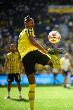 DORTMUND, GERMANY - 10 AĞUSTOS, 2025: Sebastien Haller - Sezon öncesi maç SiGNAL IDUNA PARK 'ta Borussia Dortmund Juventus' a karşı.