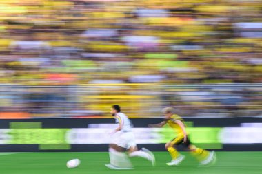 DORTMUND, GERMANY - 10 AĞUSTOS, 2025: SIGNAL IDUNA PARK 'ta sezon öncesi maç Borussia Dortmund Juventus' a karşı.
