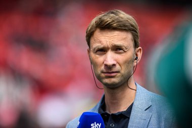 LEVERKUSEN, GERMANY - 23 AĞUSTOS, 2025: Simon Rolfes - Bundesliga FC Bayer 04 Leverkusen-TSG 1899 Hoffenheim maçı Bayarena 'da. 