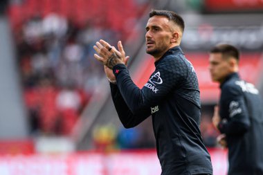 LEVERKUSEN, GERMANY - 23 AĞUSTOS, 2025: Aleix Garcia - Bundesliga FC Bayer 04 Leverkusen-TSG 1899 Hoffenheim maçı Bayena 'da. 