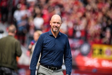LEVERKUSEN, GERMANY - 23 AUGust, 2025: Erik on Hag - Bundesliga FC Bayer 04 Leverkusen-TSG 1899 Hoffenheim maçı Bayarena 'da. 