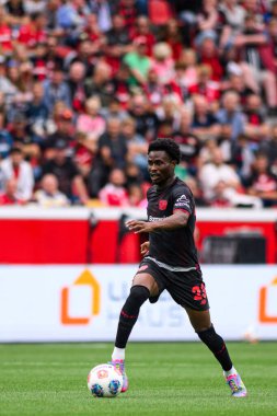 LEVERKUSEN, GERMANY - 23 AUGust, 2025: Nathan Tella - Bundesliga FC Bayer 04 Leverkusen-TSG 1899 Hoffenheim maçı Bayena 'da. 