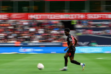 LEVERKUSEN, GERMANY - 23 AUGust, 2025: Nathan Tella - Bundesliga FC Bayer 04 Leverkusen-TSG 1899 Hoffenheim maçı Bayena 'da. 