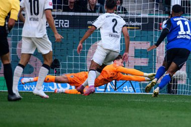 MOENCHENGLADBACH, GERMANY - 24 AĞUSTOS, 2025: Moritz Nicolas - Bundesliga Borussia Moenchengladbach-Borussia Park 'ta Hamburger SV maçı.