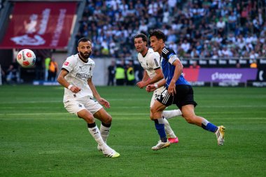 MOENCHENGLADBACH, GERMANY - 24 AĞUSTOS, 2025: Franck Honorat - Bundesliga Borussia Moenchengladbach-Borussia Park 'ta Hamburger SV maçı.
