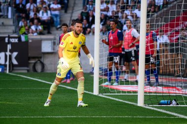 MOENCHENGLADBACH, GERMANY - 24 AĞUSTOS, 2025: Daniel Heuer Fernandes - Bundesliga Borussia Moenchengladbach - Borussia Park 'ta Hamburger SV' ye karşı futbol maçı.