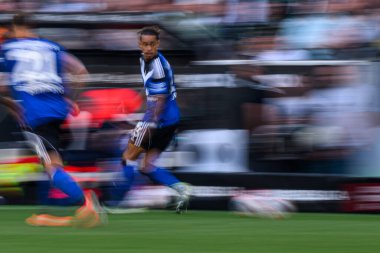 MOENCHENGLADBACH, GERMANY - 24 AĞUSTOS, 2025: Yussuf Poulsen - Bundesliga Borussia Moenchengladbach - Borussia Park 'ta Hamburger SV' ye karşı futbol maçı.
