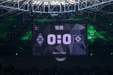 MOENCHENGLADBACH, GERMANY - 24 AĞUSTOS, 2025: - Borussia Borussia Moenchengladbach - Borussia Park 'ta Hamburger SV.