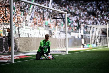 MOENCHENGLADBACH, GERMANY - 24 AĞUSTOS, 2025: Moritz Nicolas - Bundesliga Borussia Moenchengladbach-Borussia Park 'ta Hamburger SV maçı.