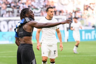 MOENCHENGLADBACH, GERMANY - 24 AĞUSTOS, 2025: Jordan Torunarigha - Bundesliga Borussia Moenchengladbach-Borussia Park 'ta Hamburger SV maçı.