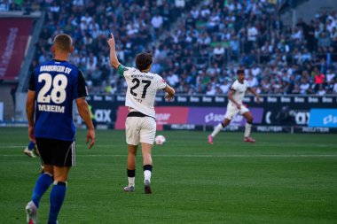 MOENCHENGLADBACH, GERMANY - 24 AĞUSTOS, 2025: Rocco Reitz - Bundesliga Borussia Moenchengladbach 'ın Borussia Park' ta Hamburger SV 'ye karşı oynadığı futbol maçı.