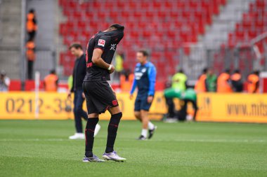 LEVERKUSEN, GERMANY - 23 AĞUSTOS, 2025: Piero Hincapie - Bundesliga FC Bayer 04 Leverkusen-TSG 1899 Hoffenheim maçı Bayarena 'da. 