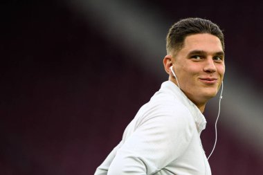 GENEVE, SWitzERLAND - 28 AĞUSTOS, 2025: Georgiy Sudakov - UEFA Avrupa Konferans Ligi Servette FC - Shakhtar Donetsk 'e karşı Cenevre Stadyumu.
