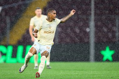 GENEVE, SWitzERLAND - 28 AĞUSTOS, 2025: Pedro Henrique - UEFA Avrupa Konferans Ligi Servette FC - Shakhtar Donetsk 'e karşı Cenevre Stadyumu.