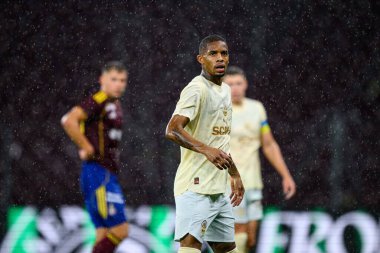 GENEVE, SWitzERLAND - 28 AĞUSTOS, 2025: Pedro Henrique - UEFA Avrupa Konferans Ligi Servette FC - Shakhtar Donetsk 'e karşı Cenevre Stadyumu.