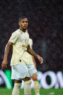 GENEVE, SWitzERLAND - 28 AĞUSTOS, 2025: Pedro Henrique - UEFA Avrupa Konferans Ligi Servette FC - Shakhtar Donetsk 'e karşı Cenevre Stadyumu.