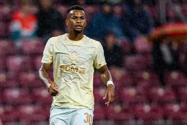 GENEVE, SWitzERLAND - 28 AUGust, 2025: Alisson Santana Lopes Da Fonseca - UEFA Avrupa Konferans Ligi Servette FC, Shakhtar Donetsk 'e karşı Cenevre Stadyumu.