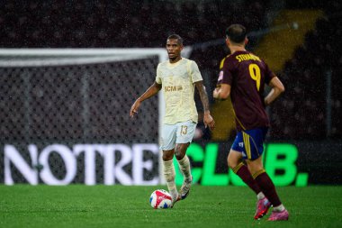 GENEVE, SWitzERLAND - 28 AĞUSTOS, 2025: Pedro Henrique - UEFA Avrupa Konferans Ligi Servette FC - Shakhtar Donetsk 'e karşı Cenevre Stadyumu.