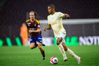 GENEVE, SWitzERLAND - 28 AĞUSTOS, 2025: Pedro Henrique - UEFA Avrupa Konferans Ligi Servette FC - Shakhtar Donetsk 'e karşı Cenevre Stadyumu.