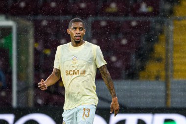 GENEVE, SWitzERLAND - 28 AĞUSTOS, 2025: Pedro Henrique - UEFA Avrupa Konferans Ligi Servette FC - Shakhtar Donetsk 'e karşı Cenevre Stadyumu.