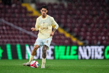 GENEVE, SWitZERLAND - 28 AĞUSTOS, 2025: Marlon Gomes - UEFA Avrupa Konferans Ligi Servette FC - Shakhtar Donetsk 'e karşı Cenevre Stadyumu.