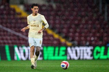 GENEVE, SWitZERLAND - 28 AĞUSTOS, 2025: Marlon Gomes - UEFA Avrupa Konferans Ligi Servette FC - Shakhtar Donetsk 'e karşı Cenevre Stadyumu.